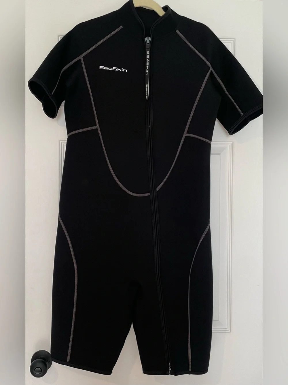 Seaskin Mens Shorty Wetsuit Front Zip XL